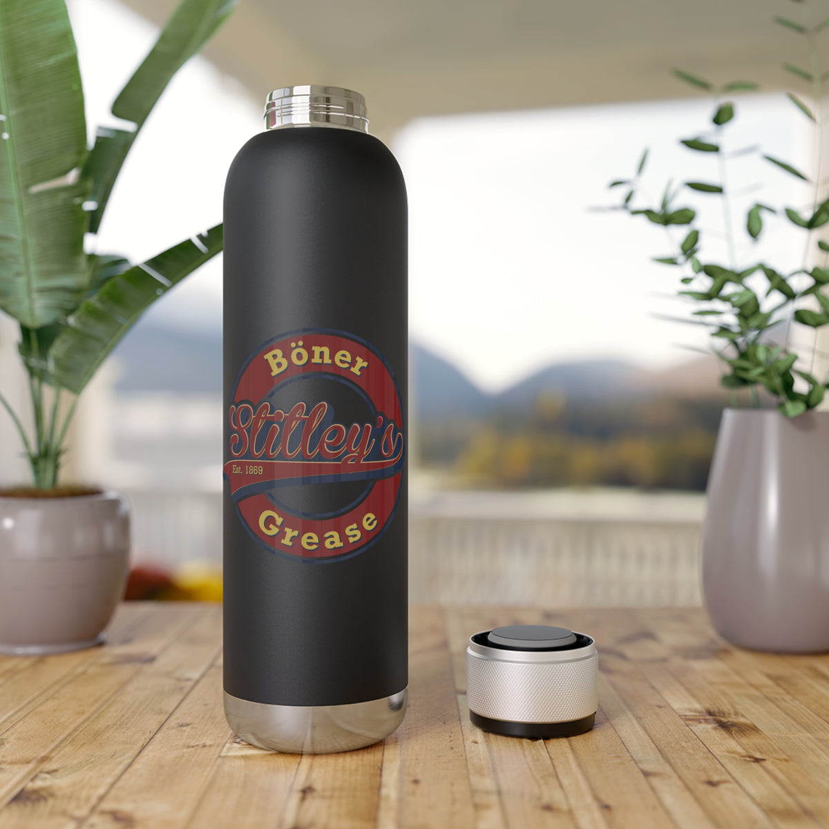 Stitley's Soundwave Copper Vacuum AUDIO Bottle 22oz