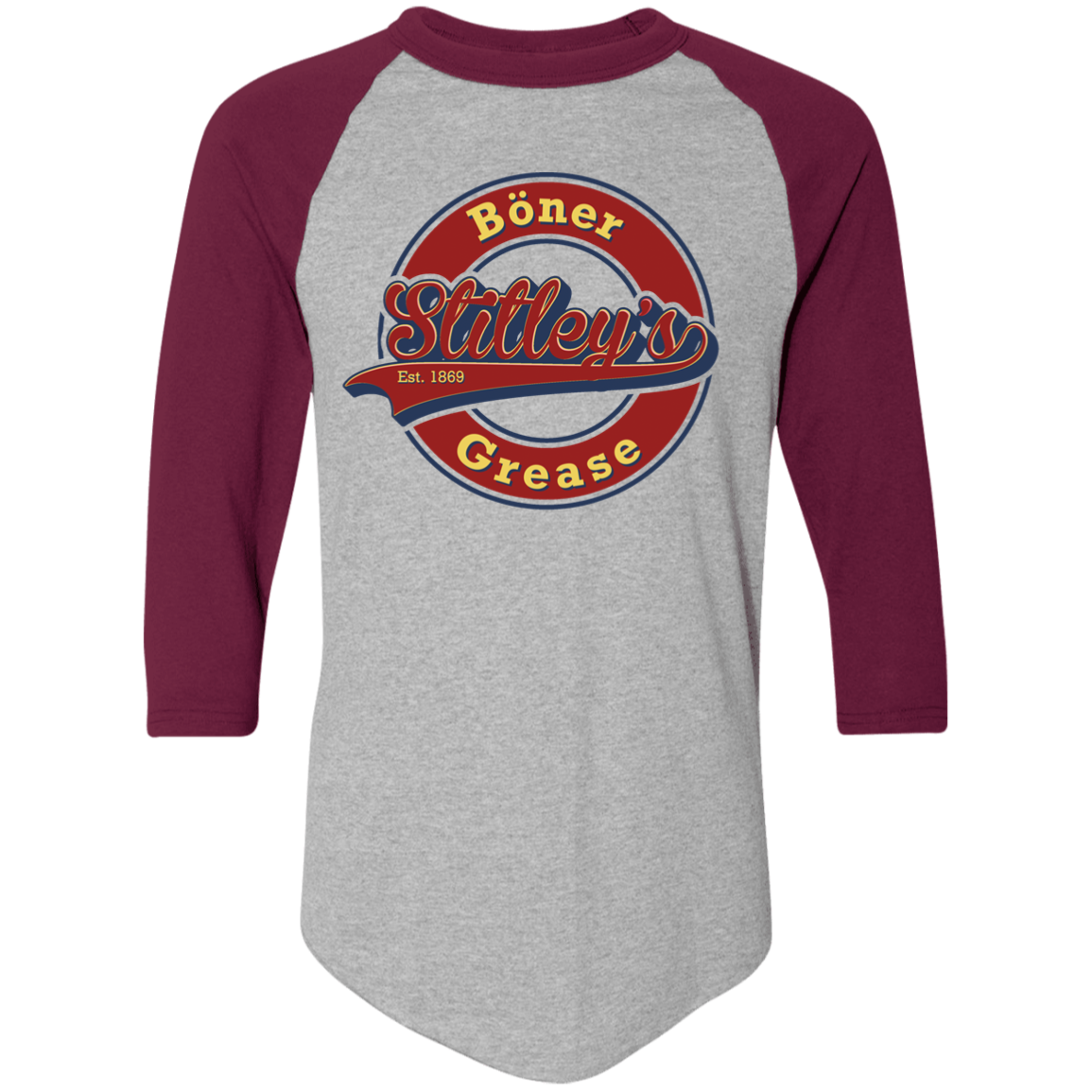 Stitley's Raglan baseball-style shirt