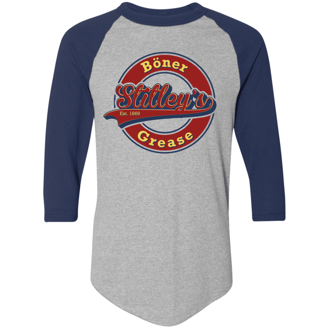 Stitley's Raglan baseball-style shirt